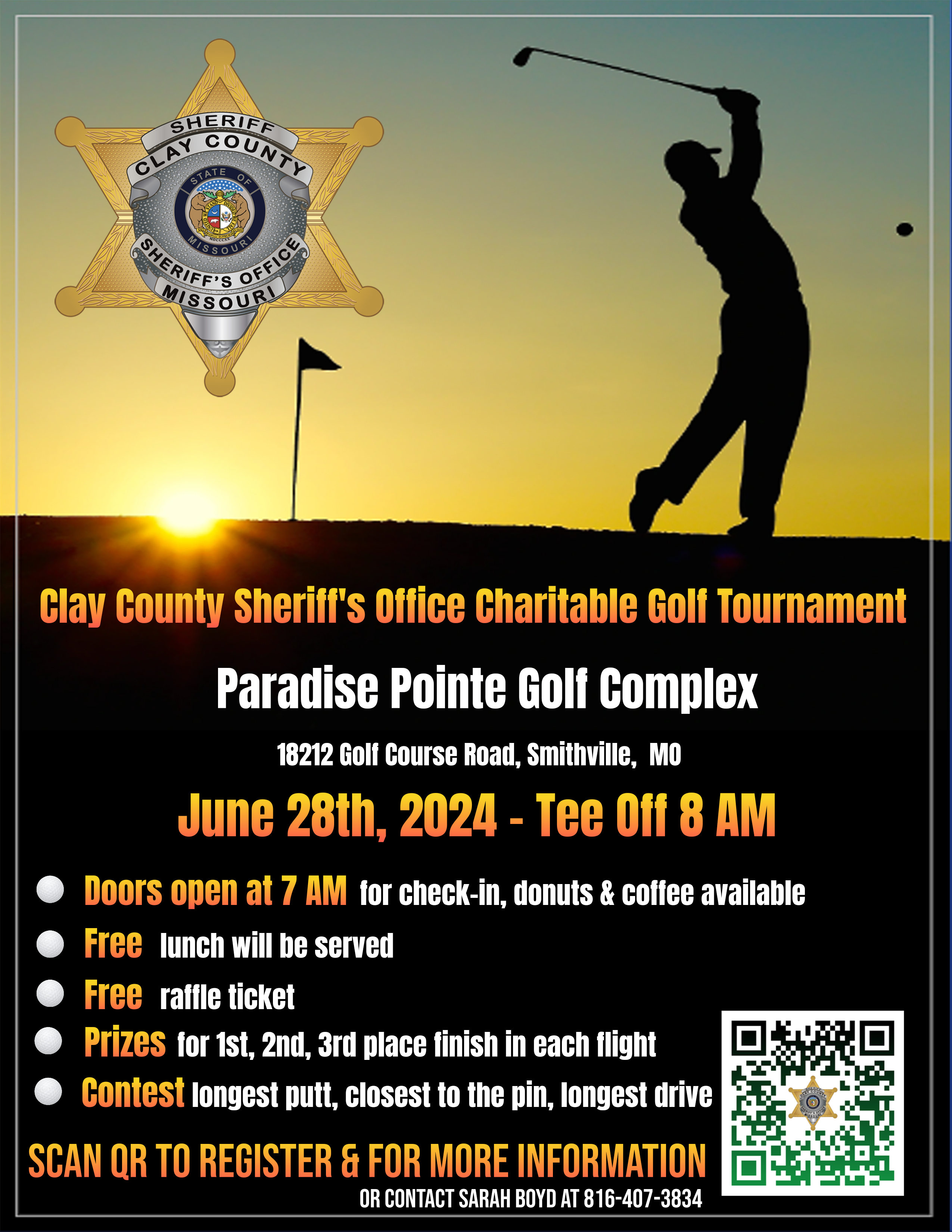 Golf tournament benefits two nonprofits associated with Sheriff’s Office