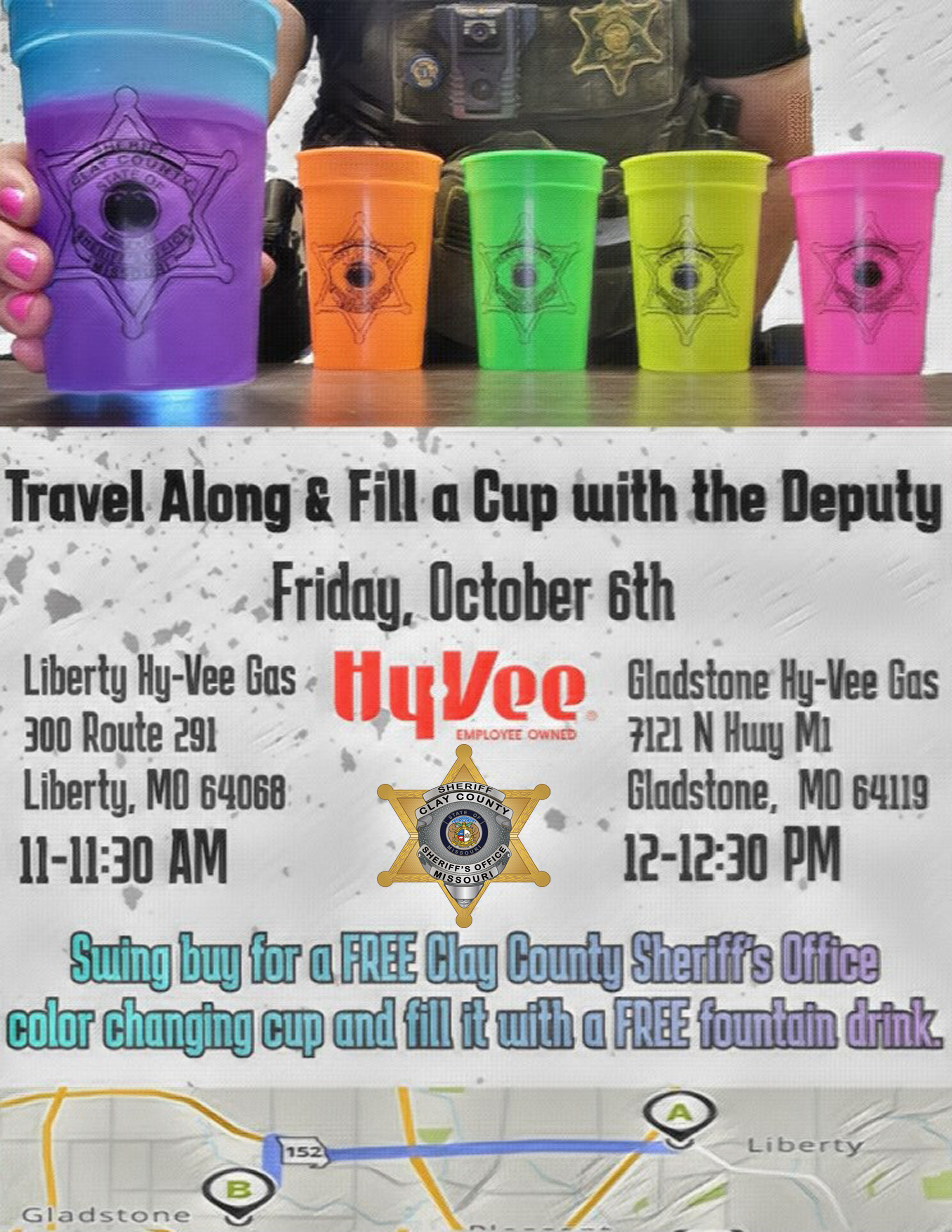 Fill a Cup with a Deputy