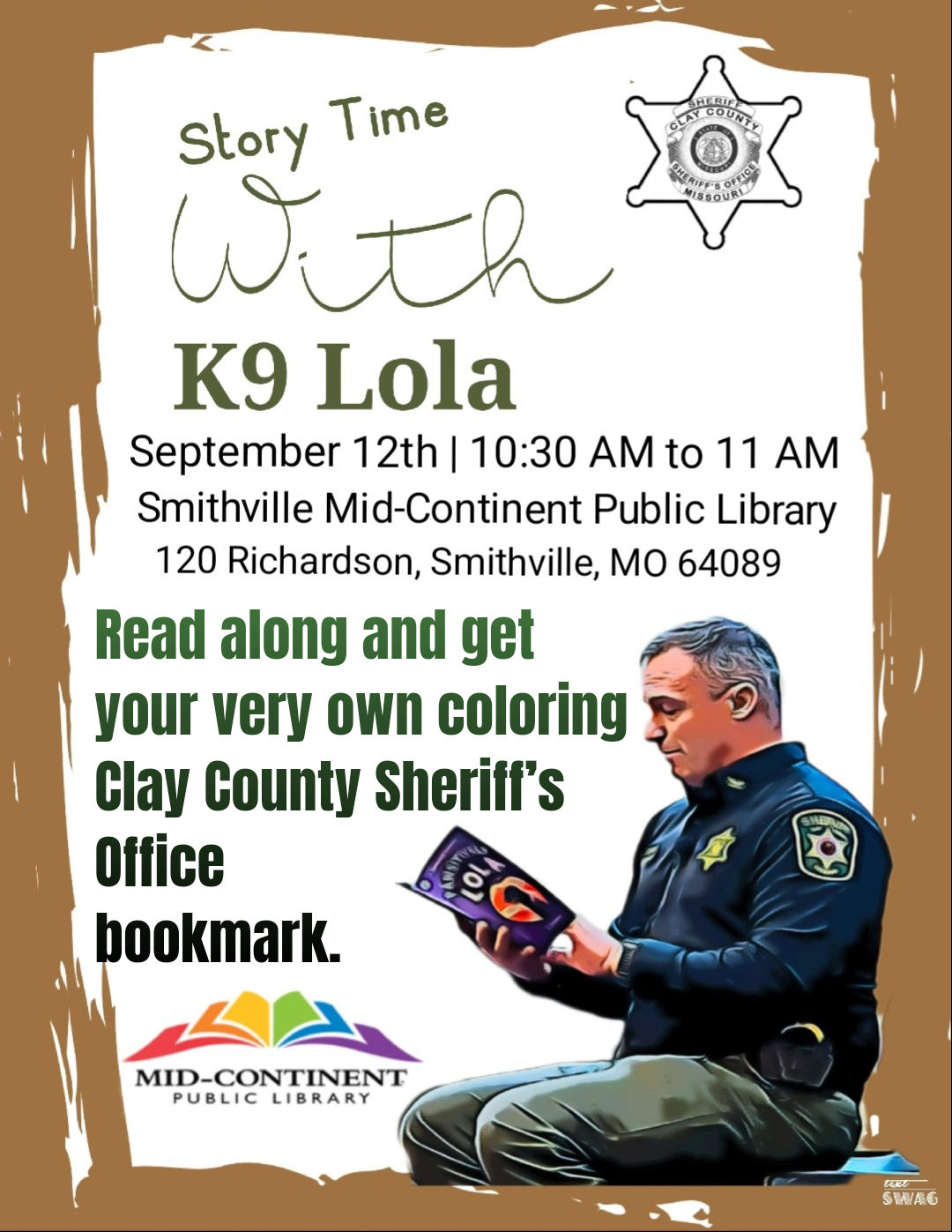 Story Time with K9 Lola - Smithville