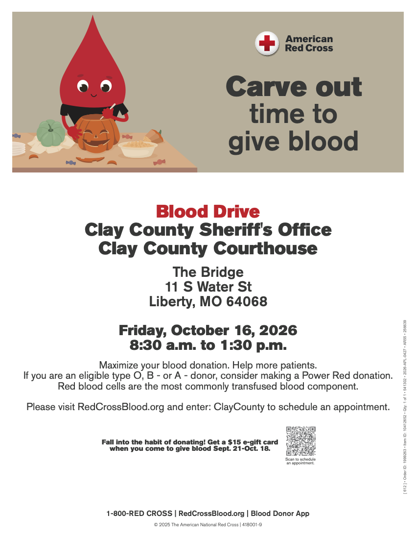 October 2026 Blood Drive