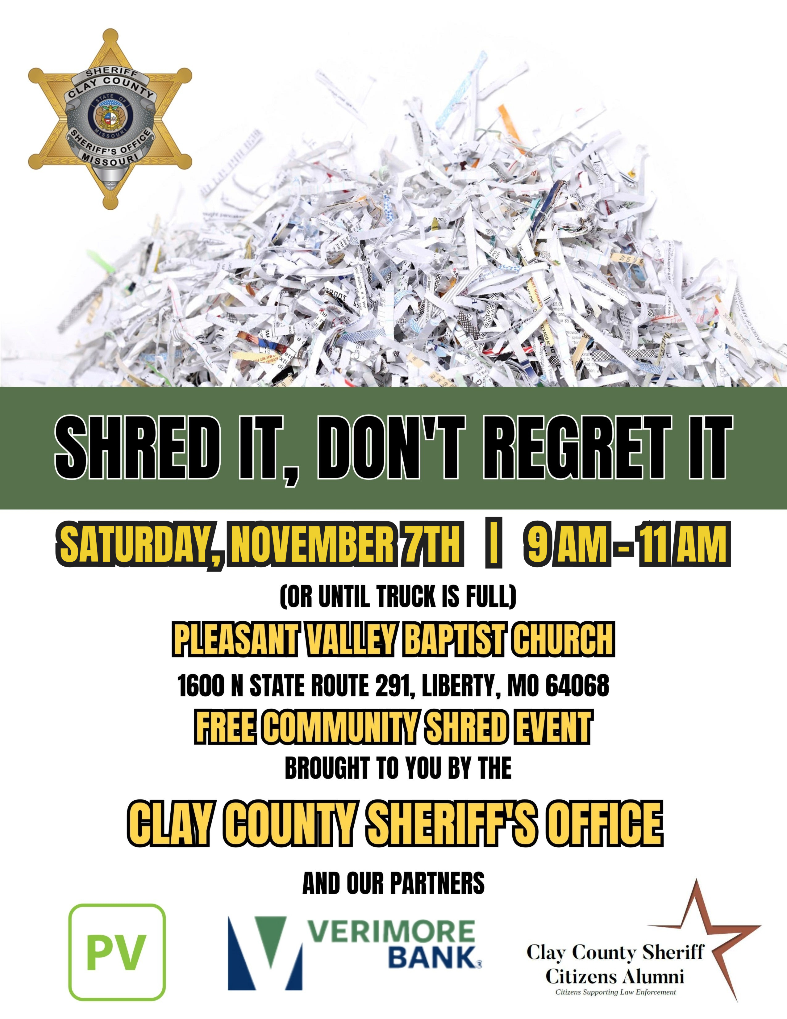 Community Shredding Event 